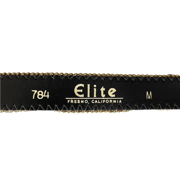 Elite | Black and Gold Sparkly Beaded Belt main image 5